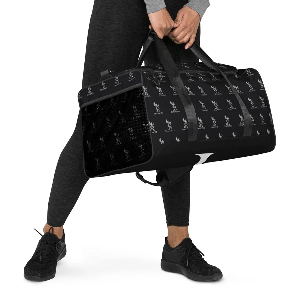 LEX Black Duffel Bag